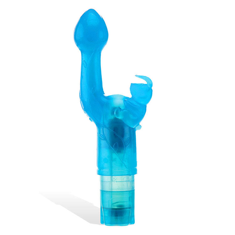 Adam & Eve BUNNY KISS - Blue 17.8 cm Rabbit Vibrator