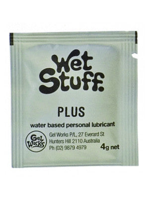 101782 - Wet Stuff  Plus 4G Sachet - Just for you desires