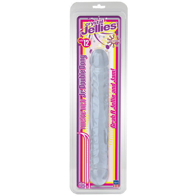 125778 - Crystal Jellies 12 Inch Jr Double Ended Dildo - Just for you desires