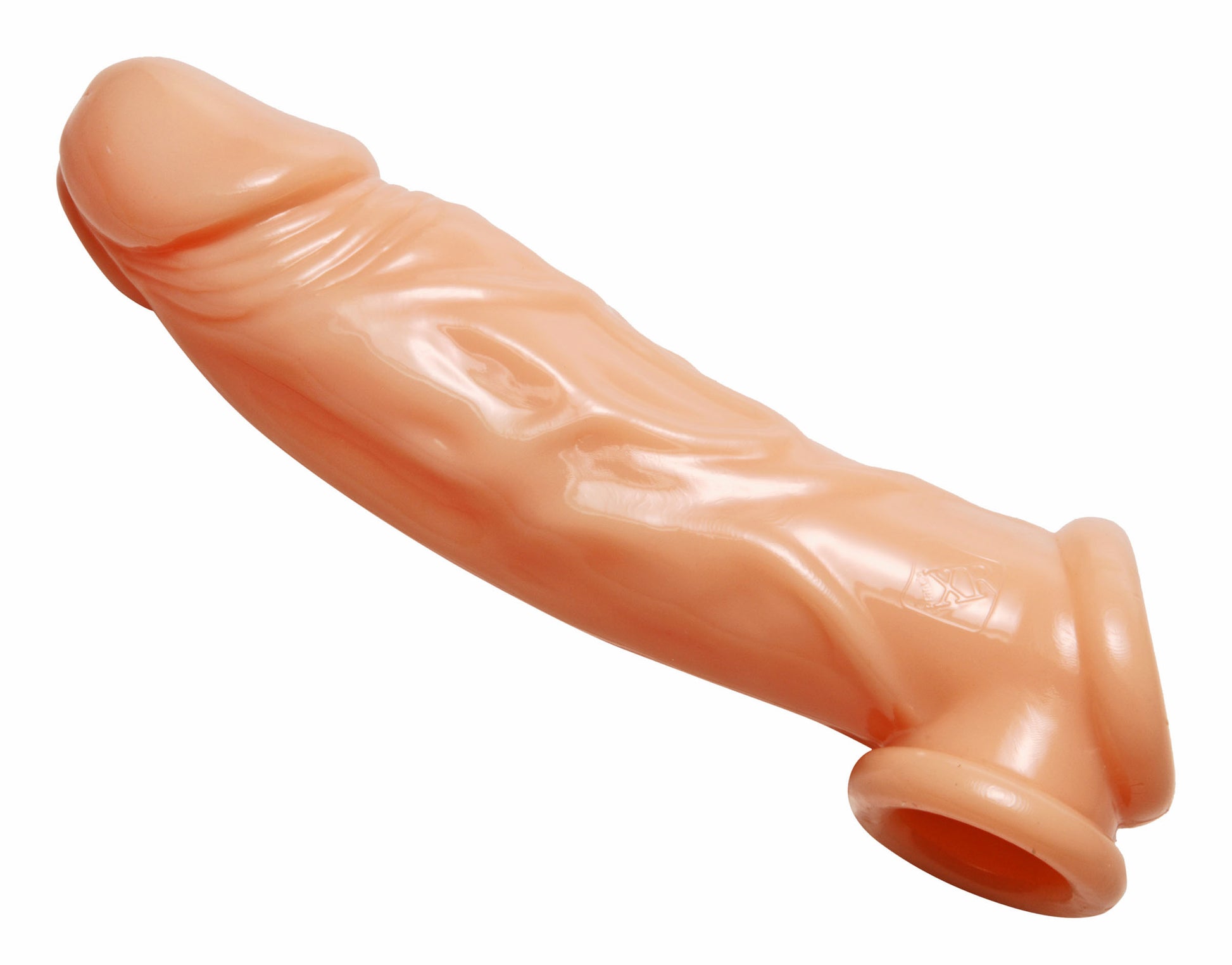 Realistic Flesh Penis Enhancer and Ball Stretcher - Just for you desires