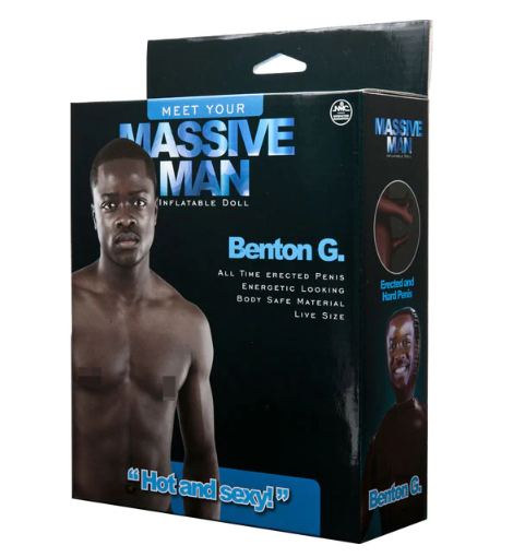 Massive Man Brenton G. Pvc Doll Brown - Just for you desires
