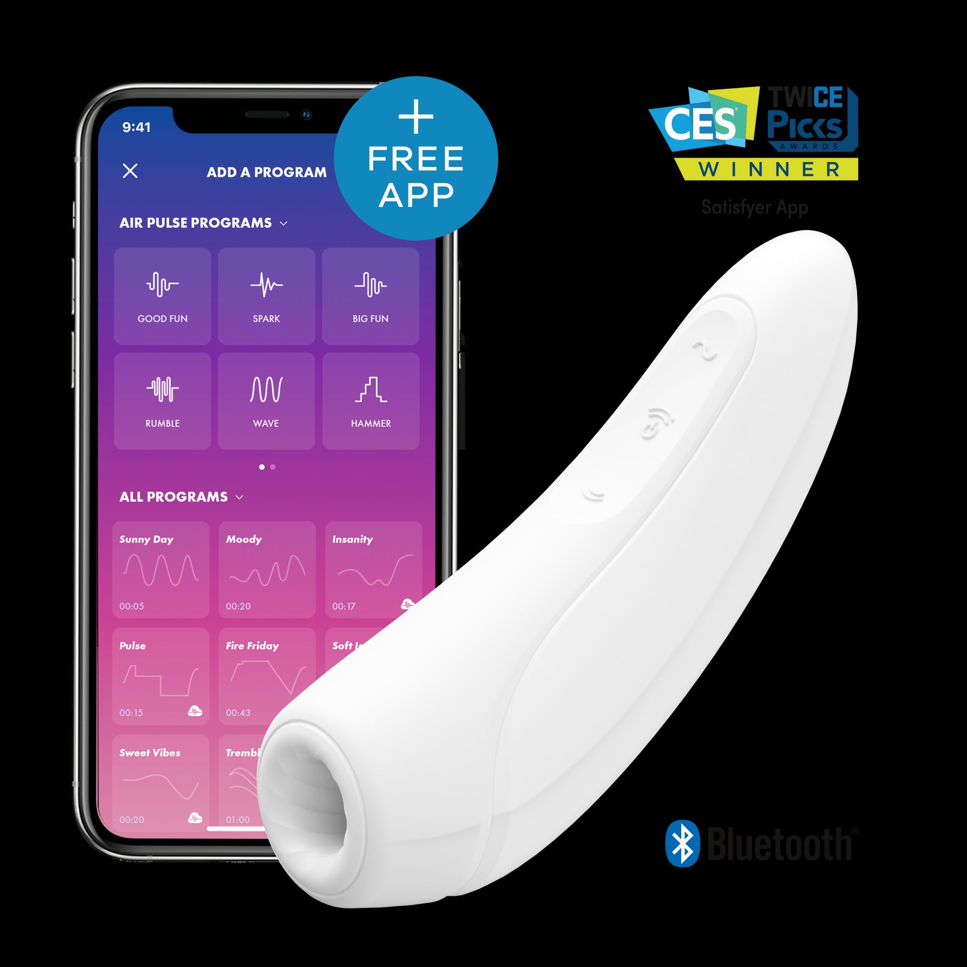 Satisfyer Curvy1+ White - Just for you desires