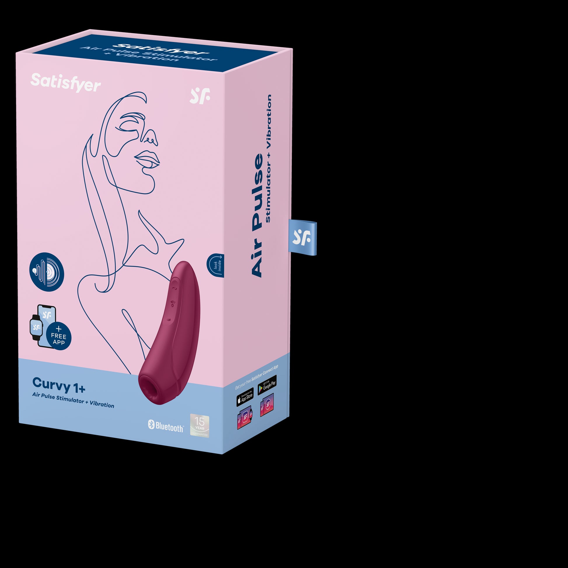 Satisfyer Curvy 1+ Berry - Just for you desires