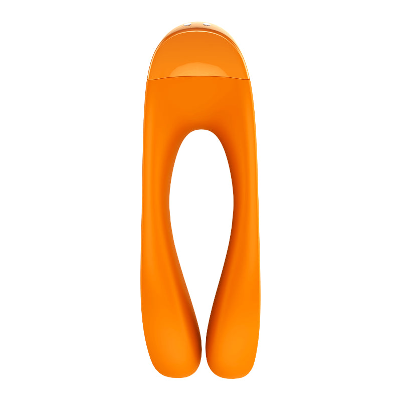 Satisfyer Candy Cane Finger Vibe Orange - Just for you desires