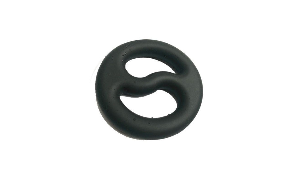 Brutus Yin Yang Silicone Cock and Ball Duo Ring - Just for you desires
