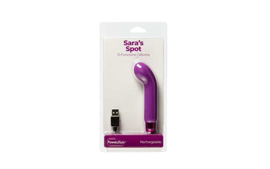 Power Bullet Sara’s Spot Compact G Spot Vibrator Purple - Just for you desires