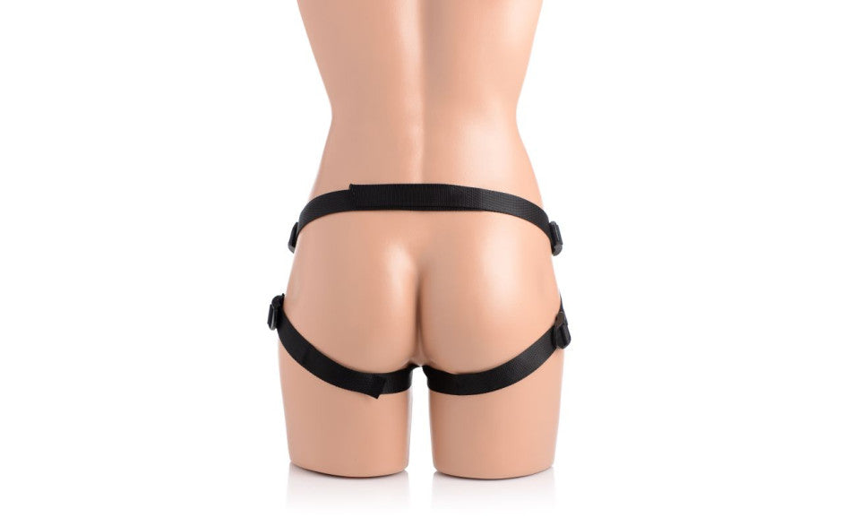 Charmed 7.5in Silicone Dildo w Harness Flesh - Just for you desires