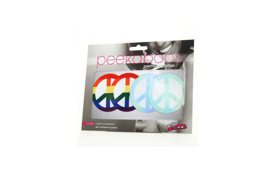 Pride Peace Sign Pasties - Just for you desires