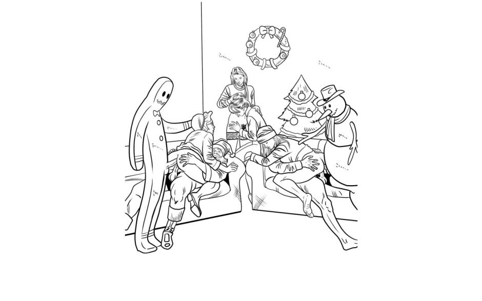 The Dirtiest Christmas Colouring Book Ever - Just for you desires