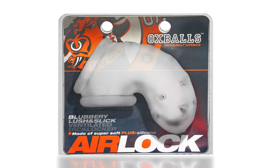 Airlock Air-Lite Vented Chastity Clear Ice - Just for you desires
