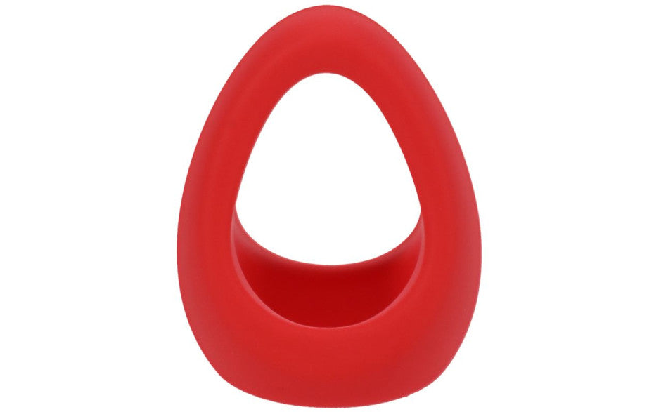 Stirrup Silicone Cock Ring Crimson - Just for you desires