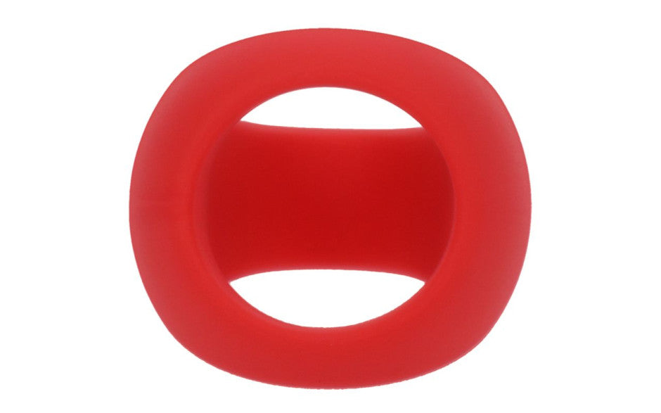 Stirrup Silicone Cock Ring Crimson - Just for you desires