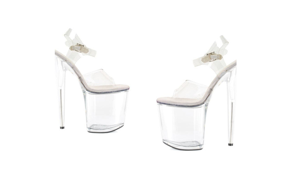 Clear Platform Sandal 8in - Just for you desires