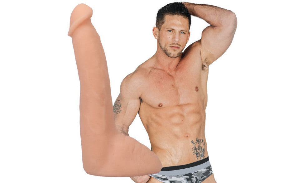 Roman Todd 8in Ultraskyn Cock w Removable Vac-U-Lock Suction Cup Vanilla - Just for you desires