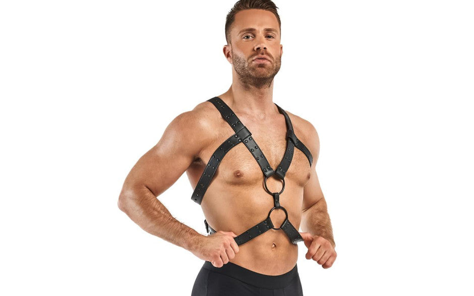 Rocco Bondage Harness Black - Just for you desires