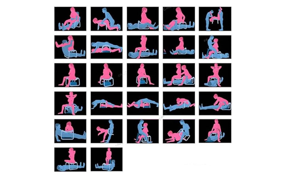 Sex Chair Adjustable Height Pink - Just for you desires