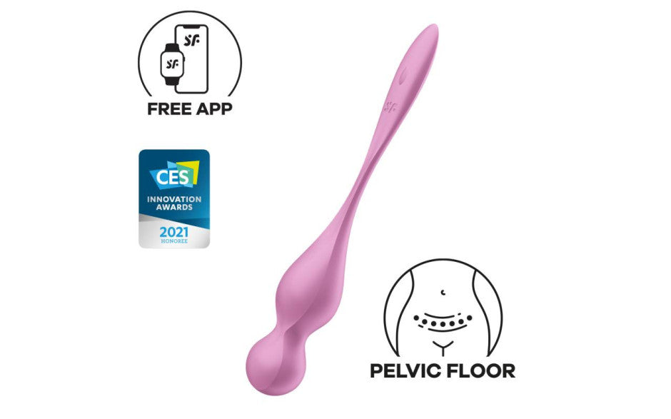 Satisfyer Love Birds 1 Kegel Pelvic Floor Trainer w Connect App Pink - Just for you desires