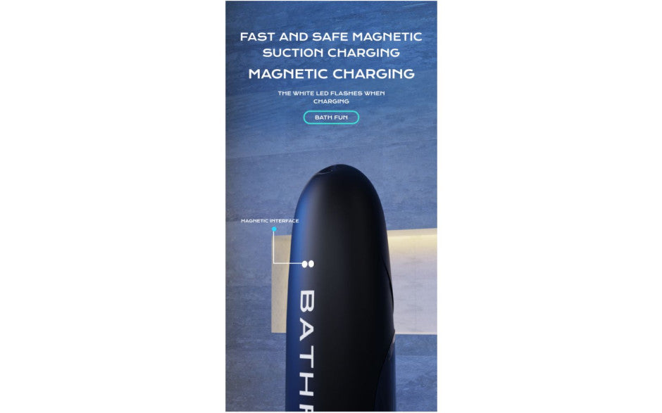 BathFun Automatic USB Waterproof Penis Pump w Magic Sleeve - Just for you desires