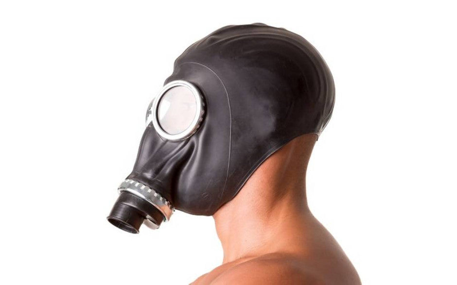 Classic 80s Fetish Rubber Gas Mask - Just for you desires