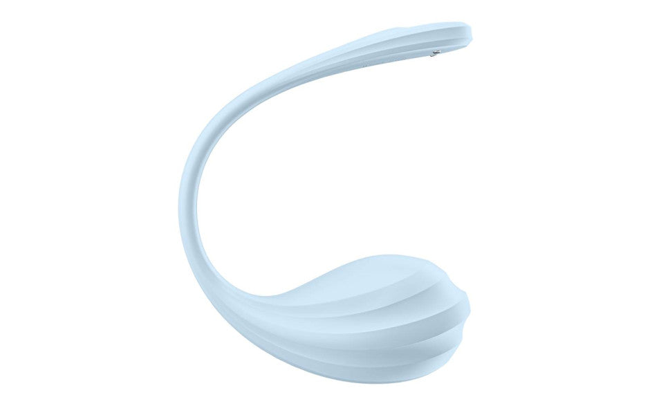 Satisfyer Smooth Petal Wearable App Connect Vibrator Blue - Just for you desires