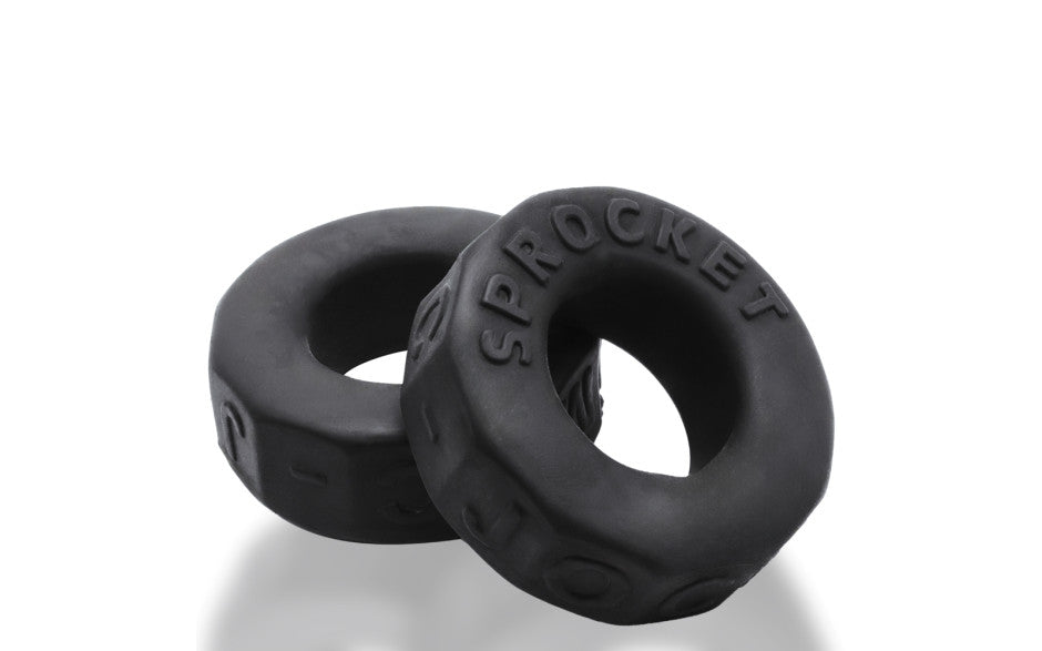 Oxballs Sprocket Comfort No Roll Cockring Plus+Silicone™ Special Edition Night - Just for you desires