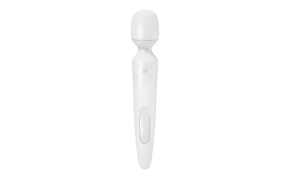 Satisfyer Wand-erland - White - White/Rose Gold USB Rechargeable Massage Wand - Just for you desires