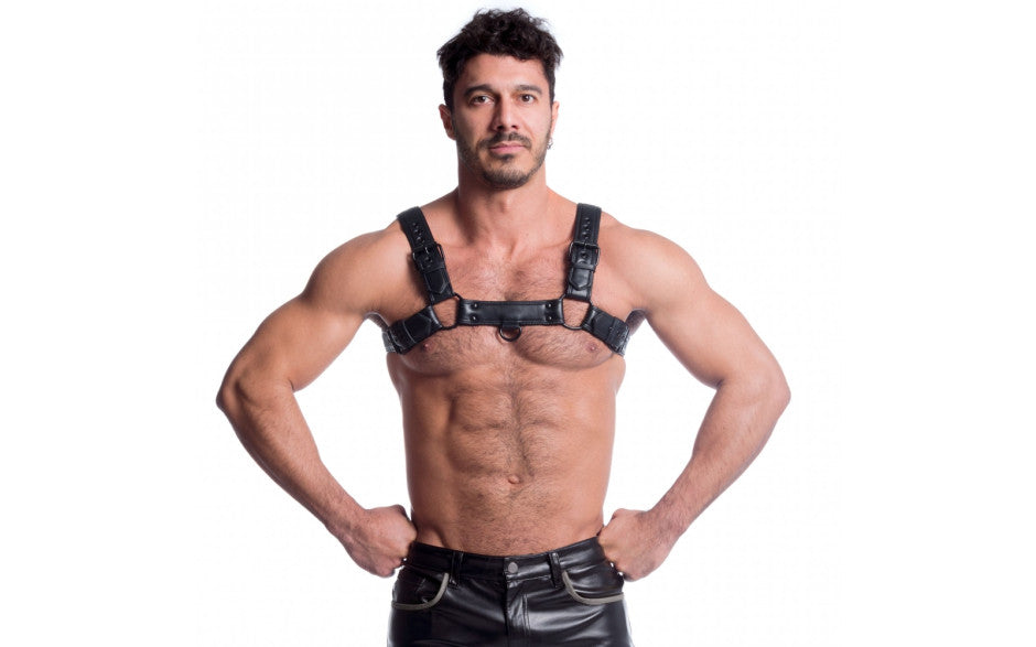 Vegan Bulldog Harness Black - Just for you desires