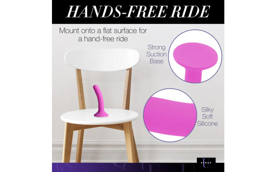 Pink Silicone Strap-On Dildo Small - Just for you desires