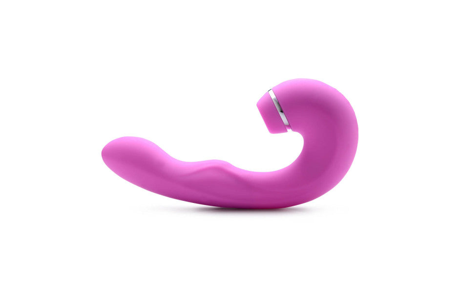 Shegasm 5 Star 10X Tapping G-Spot Vibe w Suction Pink - Just for you desires