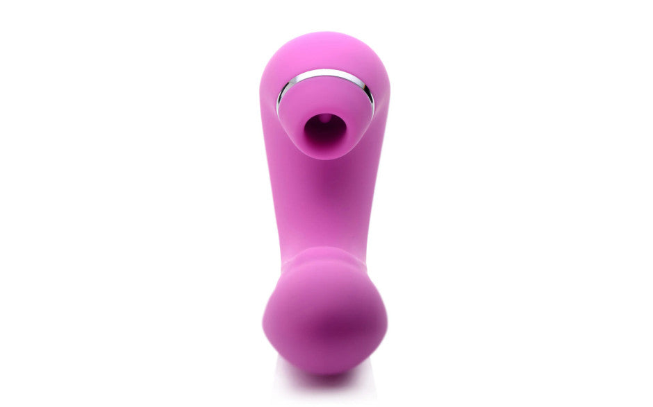 Shegasm 5 Star 10X Tapping G-Spot Vibe w Suction Pink - Just for you desires