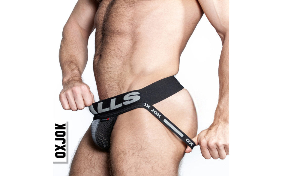 Oxjock Airmesh Swagger Jockstrap Ice White X Large - Just for you desires