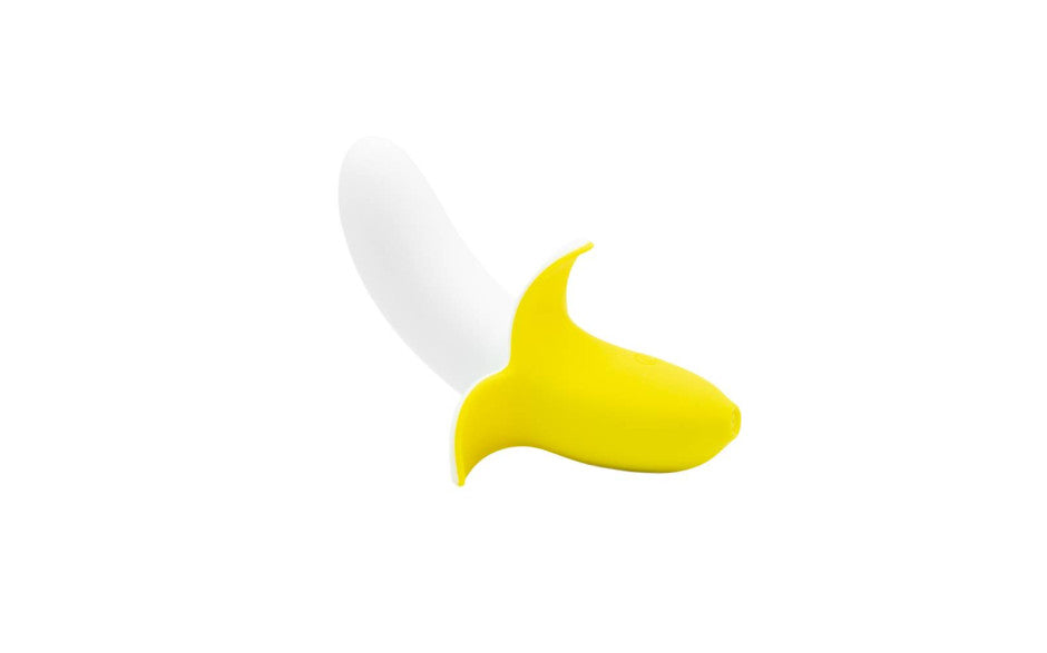 Banana Bliss 13cm Silicone Slimline Vibrator Massager - Just for you desires