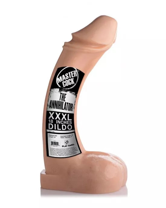The Annihilator XXXL 18 Inch Dildo Flesh - Just for you desires