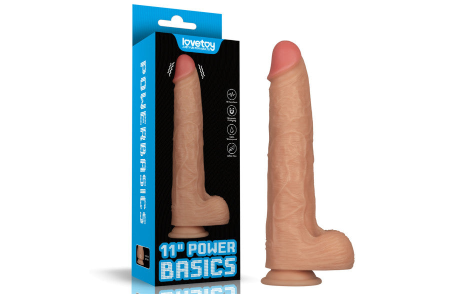 11in Vibrating USB Power Basics Cock - Just for you desires