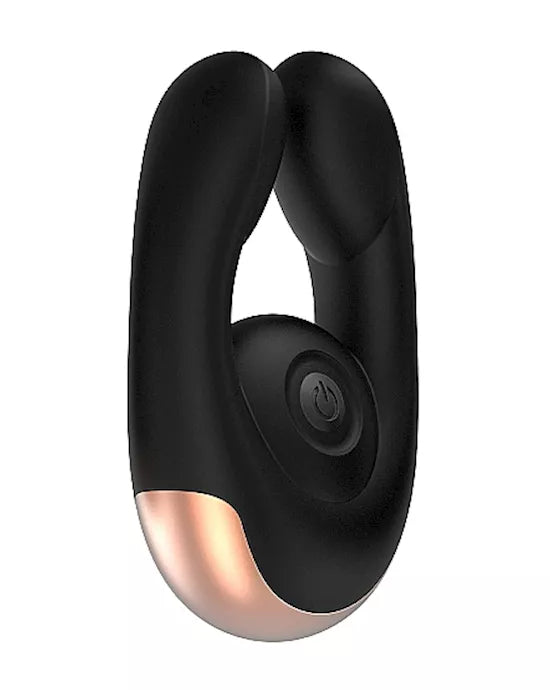 Elegance Dual Motor Clitoral Stimulator Fancy Black - Just for you desires