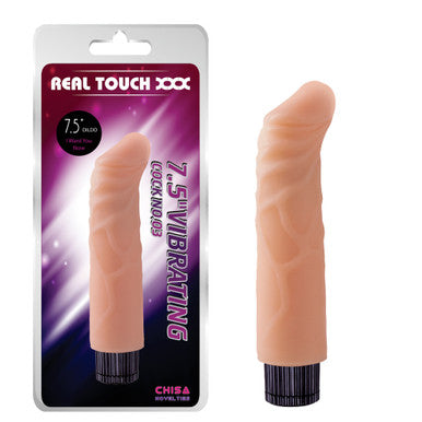 224943 - Real Touch Vibrating Cock No.03 - 7.5 Inch - Just for you desires