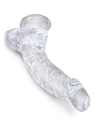 226589 - King Cock Clear Dildo with Balls - 7.5 Inch - Just for you desires