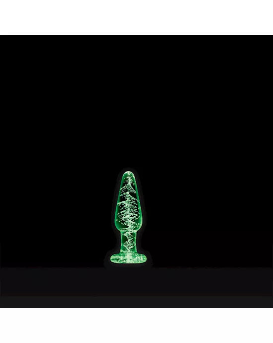 Firefly Glass Tapered Plug Small Clear - Just for you desires