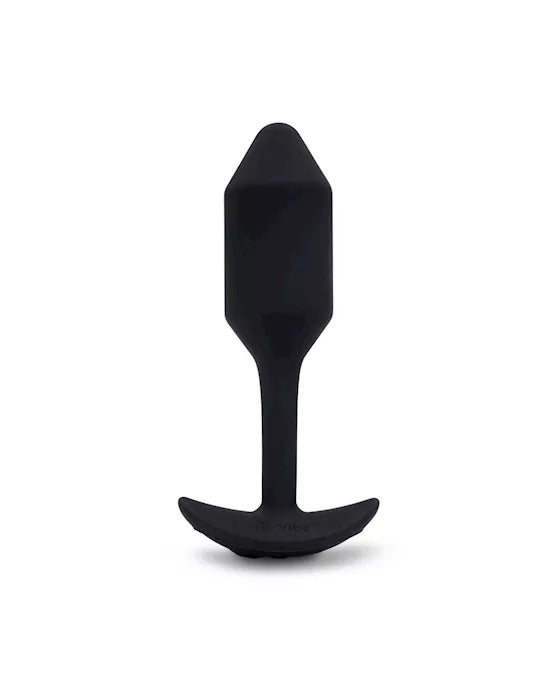 Vibrating Snug Plug Medium Black - Just for you desires