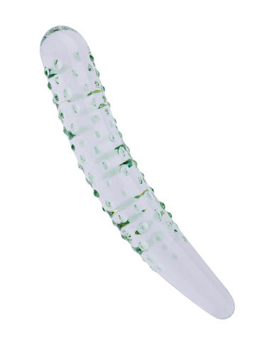 230412 - Lucent Glade Curved Glass Massager - 6.6 Inch - Just for you desires