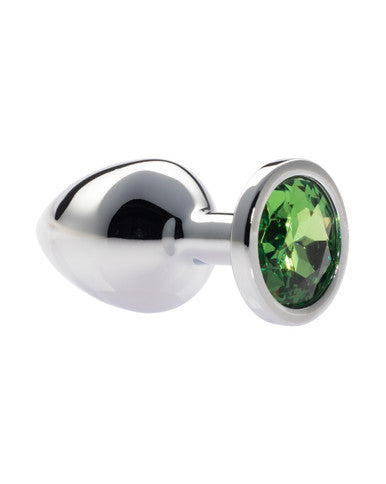 231509 - Kinki Range Alloy Gem Butt Plug - 3.2 Inch - Just for you desires
