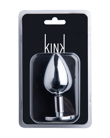 231519 - Kinki Range Alloy Gem Butt Plug - 3.7 Inch - Just for you desires