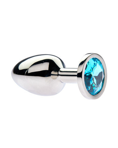 231942 - Kinki Range Stainless Steel Jewelled Butt Plug - 3.2 Inch - Just for you desires