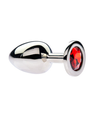 231954 - Kinki Range Stainless Steel Jewelled Butt Plug - 3.8 Inch - Just for you desires