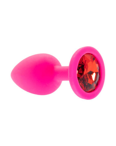 232439 - Kinki Range Silicone Gemmed Butt Plug - 2.8 Inch - Just for you desires