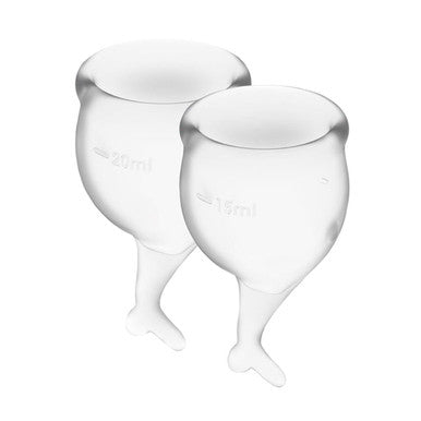 234302 - Satisfyer Feel Secure Menstrual Cup - Just for you desires