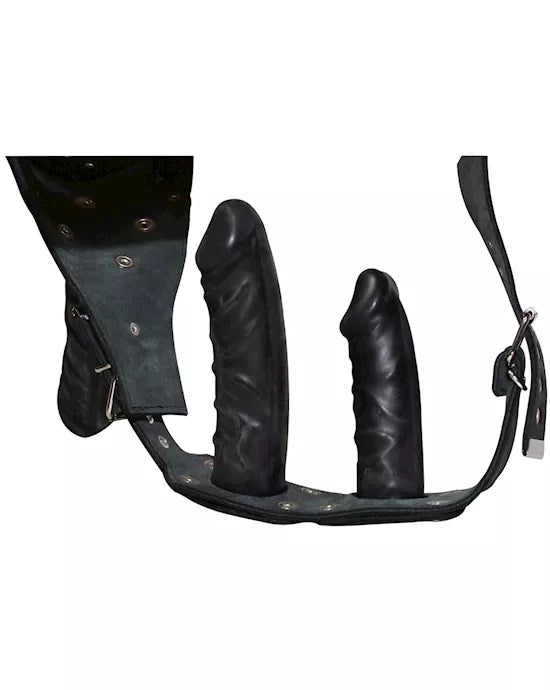 Leather String and 3 Dildos S M - Just for you desires