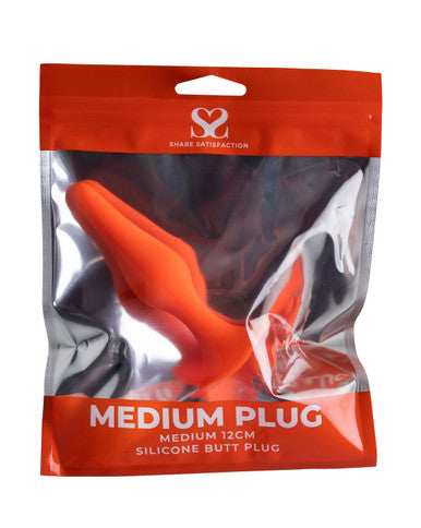 244340 - Share Satisfaction Medium Silicone Butt Plug - Just for you desires