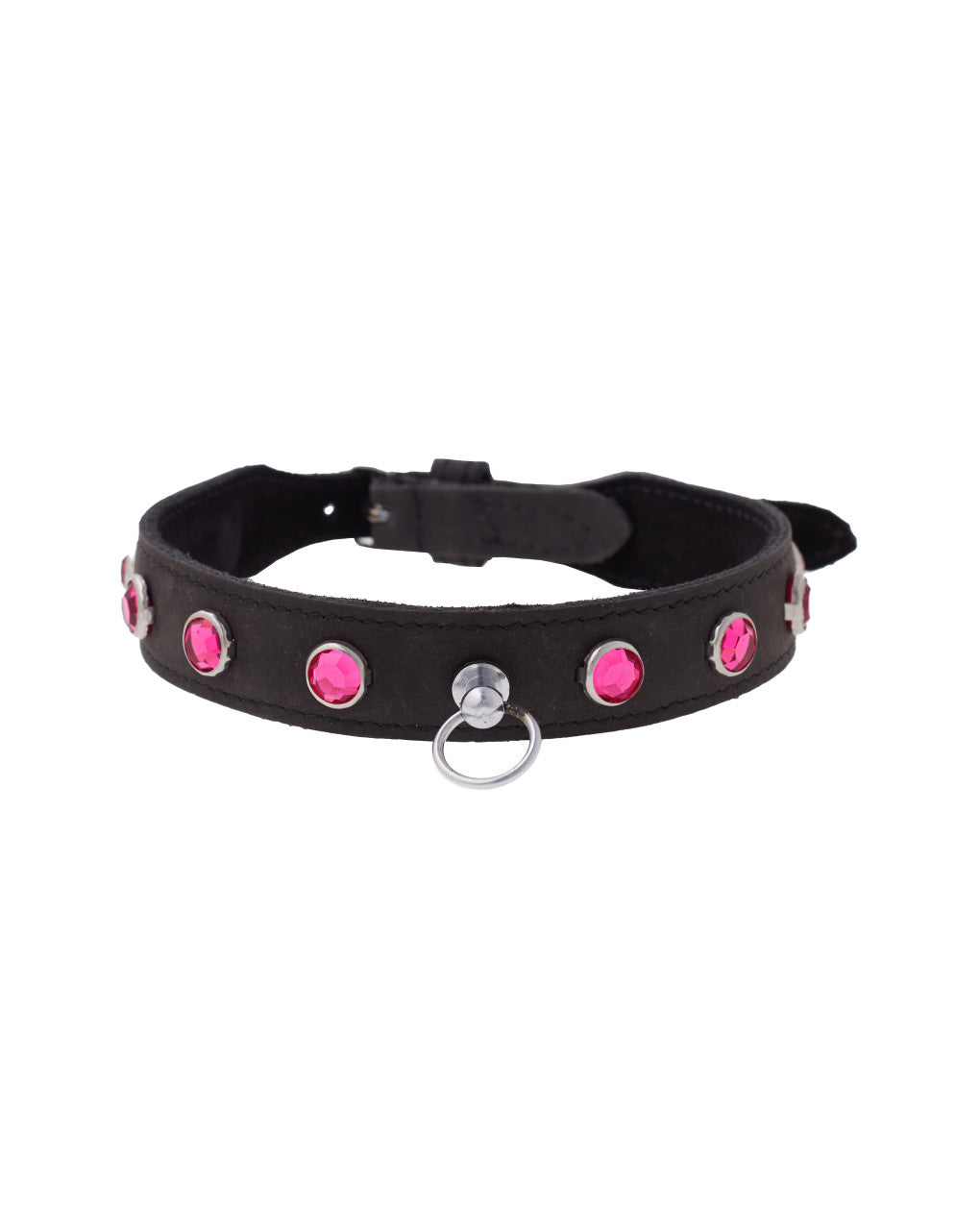 245245 - Bound X Pink Crystal Stud Collar - Just for you desires