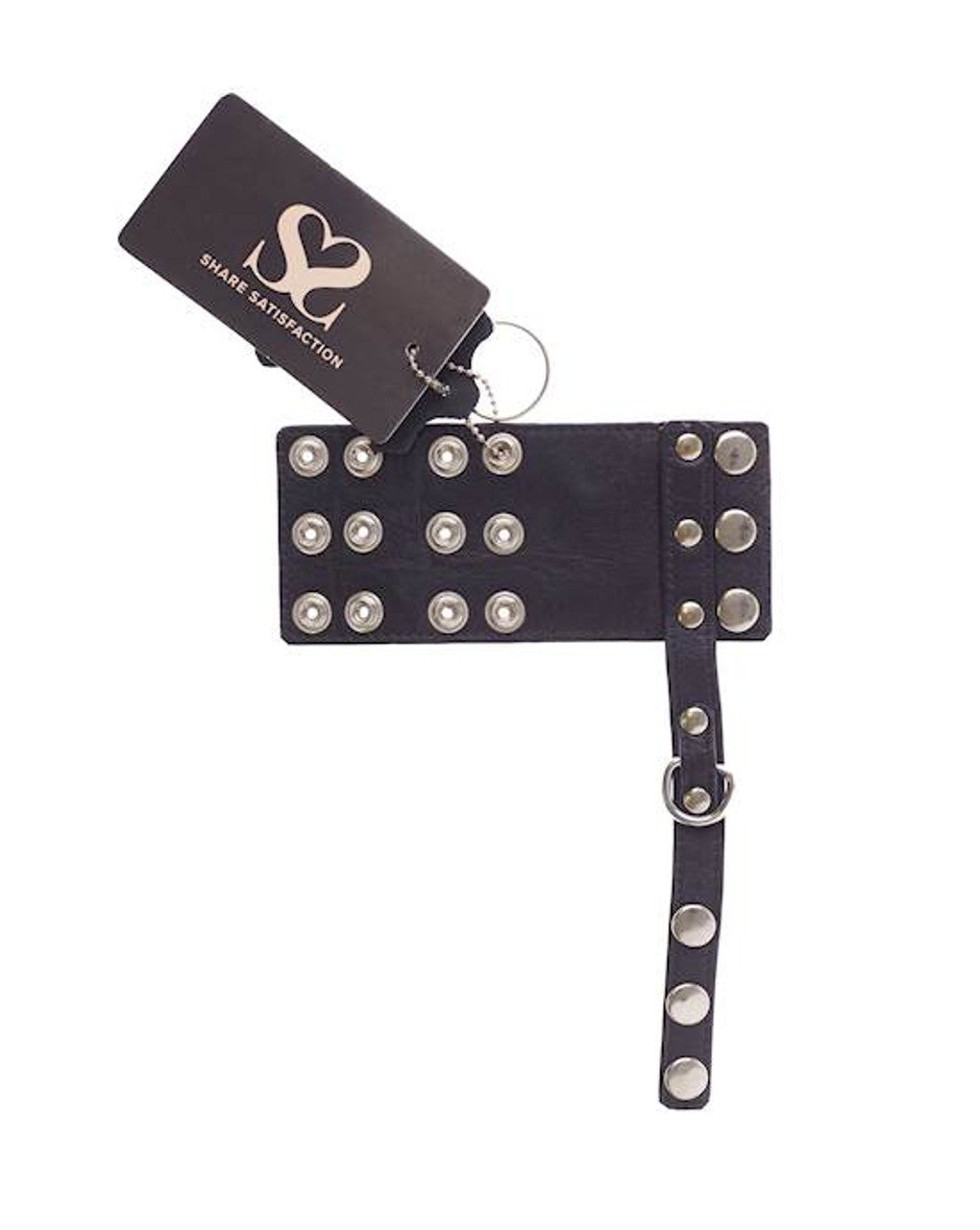 245468 - Bound X Leather Cock Cuff and Ball Ring - Just for you desires